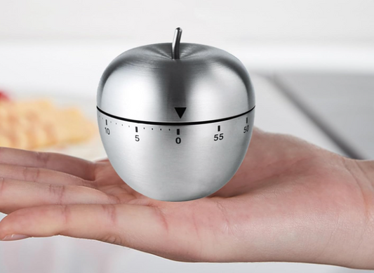 Mechanical Egg Timer for Kitchen and Classroom, 60-Minute Wind Up Cooking Timer with Durable Egg Shape Design, Visual Countdown Timer for Cooking, Baking, Study, Sauna, Shower